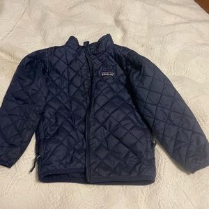Patagonia navy toddler jacket